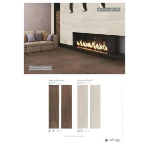 Piso Cejatel Reserva Brown Retif. 29x119 a Cx.1,69m2 8face - Imagem 5