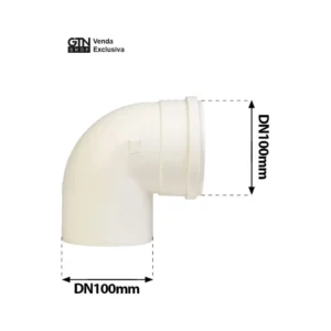 Krona Joelho 90 Esgoto 100mm - Imagem 4