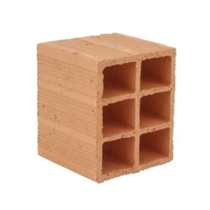 Bloco Ceramico 6furos 11,5x14x12 Cm - Metade