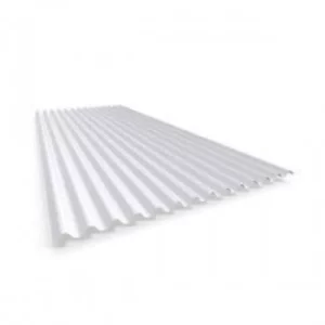 Telha Translucida (leitosa) 2,44 X 0,50 X 1,0mm - Imagem 1