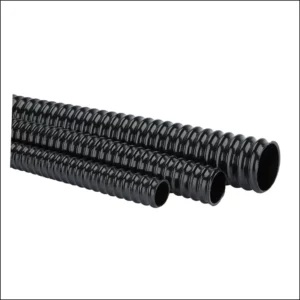 Mangueira Corrugada Preta 1/2" (lisa Dentro) - Imagem 1
