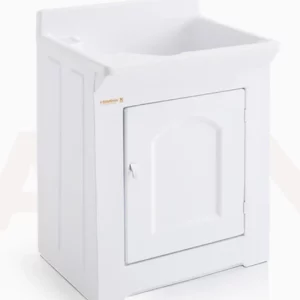 Tanque 50lt Branco Ref.021 1 Porta Stilofibras - Imagem 1