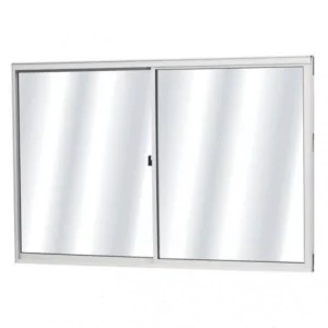 Jan Aluminio 1,20l X 1,00a V.i.correr (2fl Moveis) Branca Mgm