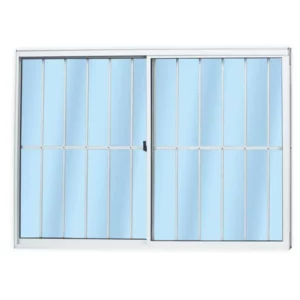 Jan Aluminio 1,20l X 1,00a V.i.correr C/grade (2fl Moveis) Branca