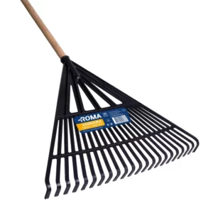 Vassoura P/ Grama Plast 22d C/cabo Roma - Imagem 1