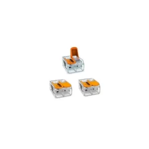 Conector Emenda 221 2 Polos 6mm Wago - Imagem 1