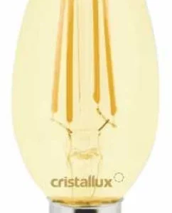 Lamp Led Filamento Ambar 4w Vela E14 2200k/2400k