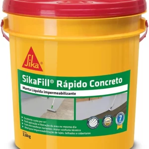 Sikafill Rapido Cinza 3,6kg (manta Liquida) - Imagem 1