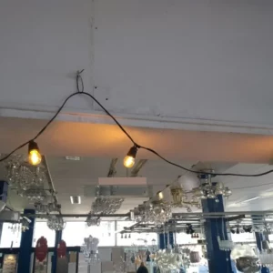 Luminaria Cordao 5mt C/soquetes Lumanti