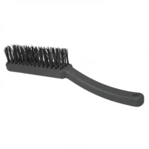 Escova de Aco Manual 4 Fileiras C/cabo Plastico