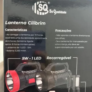 Lanterna Recarregavel Led 5w Sq 3812 Cilibrim - Imagem 4
