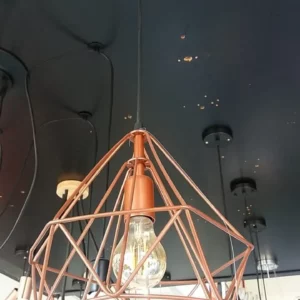 Pendente Aramado Piramide Cobre Parpic Lumant