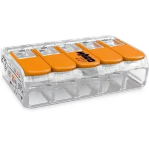 Conector Emenda 5 Fios 4mm Wago