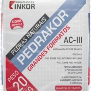 Cimento Cola Multiuso Branco 20kg Inkor (pedrakor)