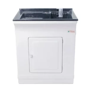 Tanque 40lt Granitado Chumbo Lat Ref:7404 Fiberblu - Imagem 1