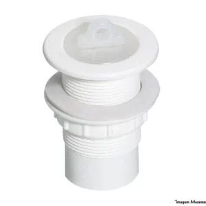 Valvula Tanque Plastica Branca - Imagem 1