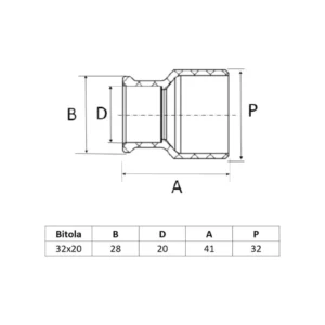 Bucha Soldável Longa 32x20'' - Amanco - Imagem 2