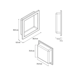 Nicho Gaam Thim 380 X 380 Branco - Imagem 2