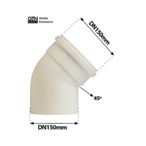 Joelho Esg 45 X 150mm - Imagem 4