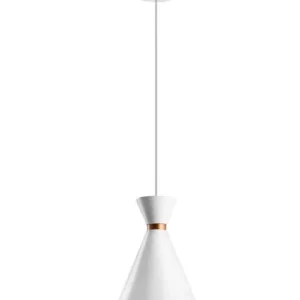 Pend Al 1 Lamp E27 Medio 611 Br/co