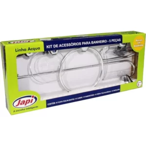 Kit Acess Acqua Cromado 5 Pecas - Imagem 4
