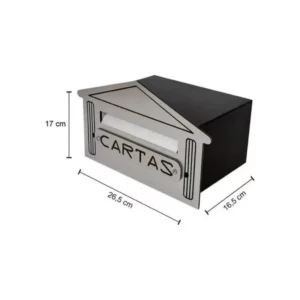 Caixa Correio 4n Aco Escovado - Imagem 3