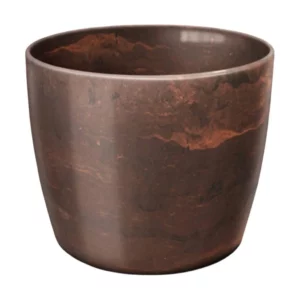 Cachepo Elegance Redondo 03 Cafe Imperial - Imagem 1