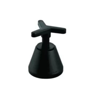 Acabamento para Registro 15 1/2 3/4 e 1  D Preto Matte - Imagem 1