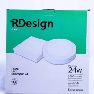 Rdesing Painel Led Quad Sob 6000k 24w 30cm - Imagem 1