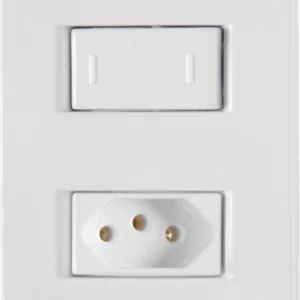 Lux2 Interrup Paralelo + Tomada 57145050 Tramontina (ultima Remessa) - Imagem 1