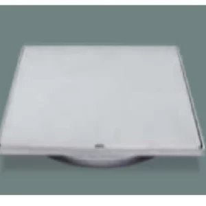 Tampa Cega + Aro Alum Branco 250mm 250-101br