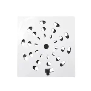 Grelha Quadrada 15x15 C/fecho Plastica Branca Astra