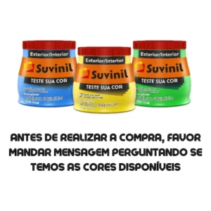 Kit com 3 Tintas Teste Sua Cor 200ml Suvinil - Imagem 3