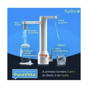 Torneira Eletrica C/ Filtro Balcao Puravitta 5500w 220v - Imagem 3