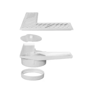 Ralo Canto Saida 100mm Grela Branca Astra - Imagem 4