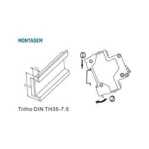 Disjuntor Bipolar 63a Tramontina - Imagem 3
