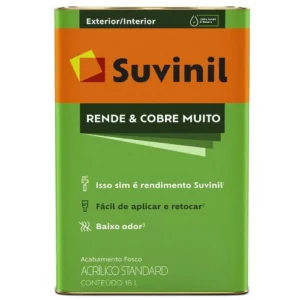 Tinta Acr Fosco Rende e Cobre Muito Base A2 16l