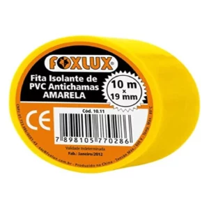 Fita Isolante Cor Amarela 10m - Imagem 1