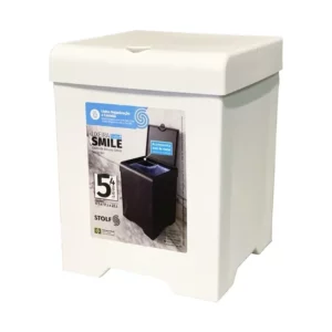 Lixeira Smile 5,4 Litros Branco