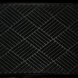 Tapete Fenice Texturas 70x40cm Diagonal Preto