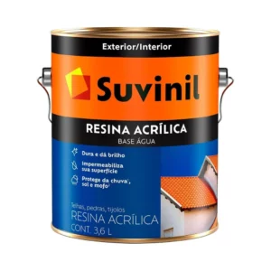 Resina Acrílica Suvinil Base água 3,6l Incolor - Imagem 1