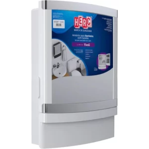 Herc Armario P/banheiro Tivoli Branco/crom