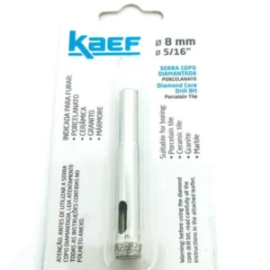 Cortag Serra Copo Diamantada Porcelanato 8mm Kaef - Imagem 2