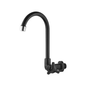 Herc Torneira Parede Bica Movel Sicilia  Preta 2911