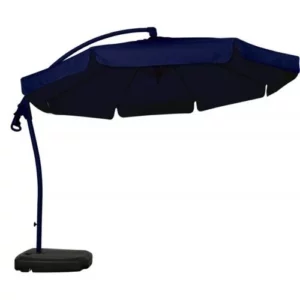 Ombrelone 3mt Susp/girat Azul Buzios 360 C/base Agua 50l Bel - Imagem 1