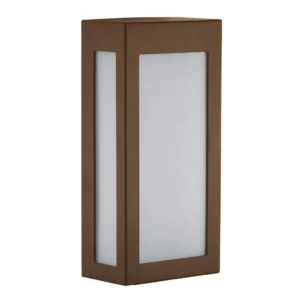 Arandela Retang Cobre 25cm 441 Dital - Imagem 1