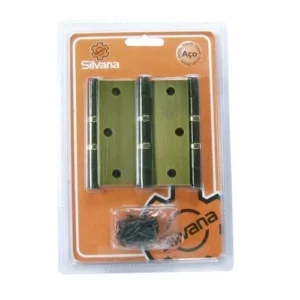 Dobradica Kit 3pc Ouro Velho 2.1/2" Silvana (880)