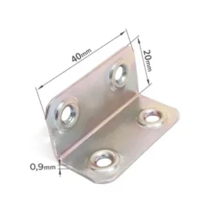 Cantoneira Moveis Reforço 20x40x0,9mm