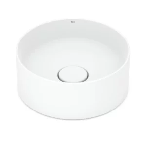 Cuba de Apoio 30cm Redonda Terra Branca Roca