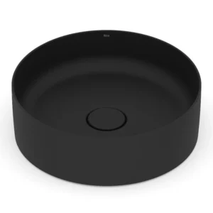 Cuba de Apoio 39cm Redonda Terra Black Roca